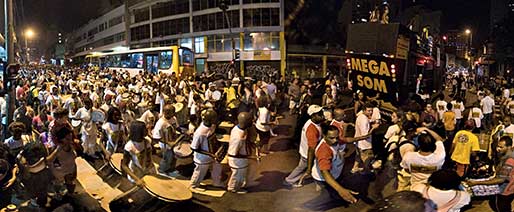 Trem el�trico na Augusta