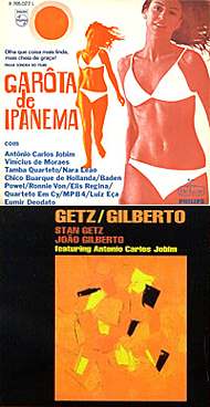 Discos clássicos da MPB: "Garota de Ipanema", de Tom Jobim, e "Getz/Gilberto", de João Gilberto e Stan Getz. (Fotos: Reprodução)