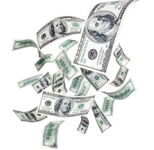 clipart of money falling - photo #31