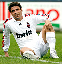 Ronaldo - lesão - Milan - Reuters