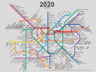 A evolução das obras do metrô de SP ano a ano