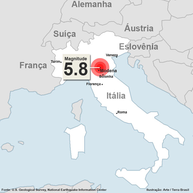 terremoto na Itália, maio de 2012
