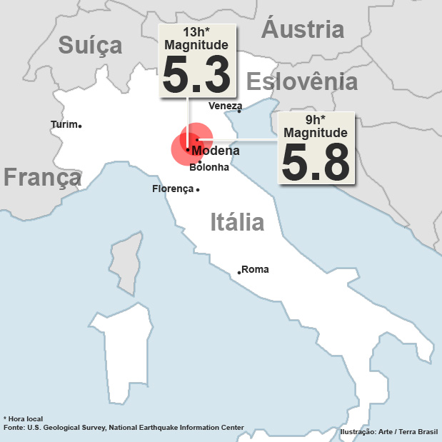 terremoto na Itália, maio de 2012