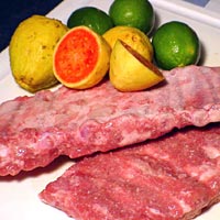 Costelinhas com goiaba