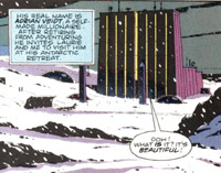 O refúgio de Ozymandias na Antártica-  divulgação