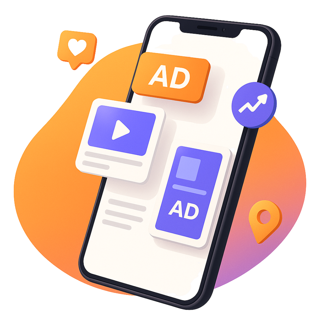 Mockup mídia mobile