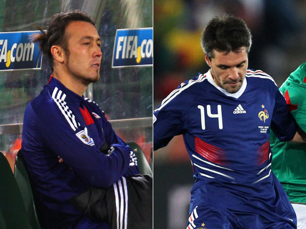 Serginho Groismann e Milivoje Novakovic (Eslovênia)