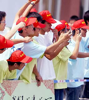 Etapa do revezamento em Jiangxi é concluída