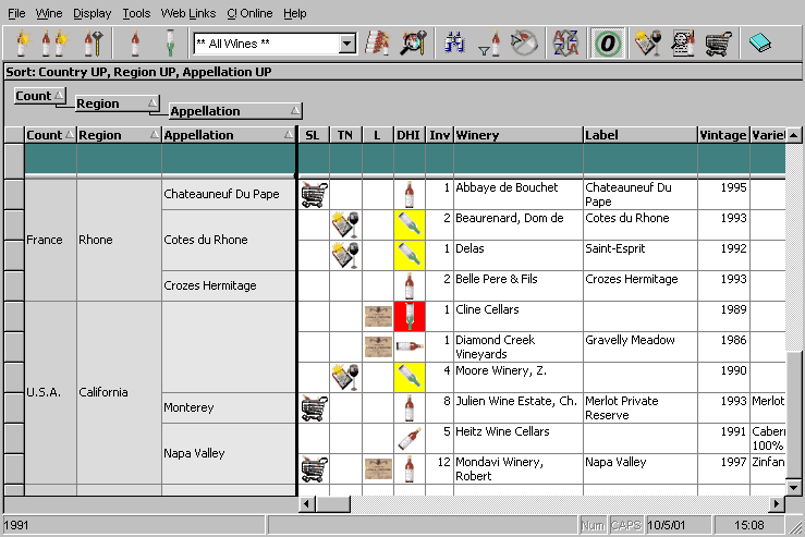 Cellar Wine Software