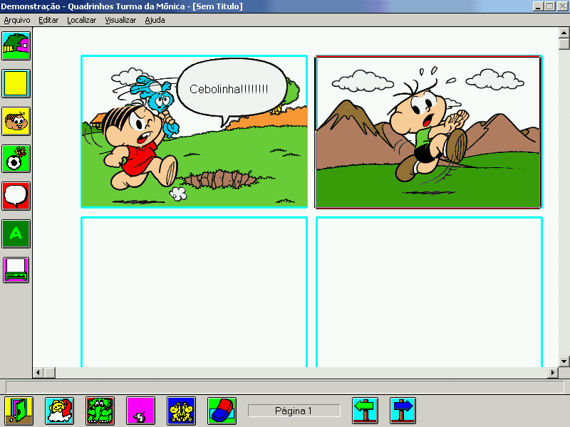 Quadrinhos Turma da Mônica