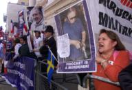 Protestos contra Pinochet em Londres