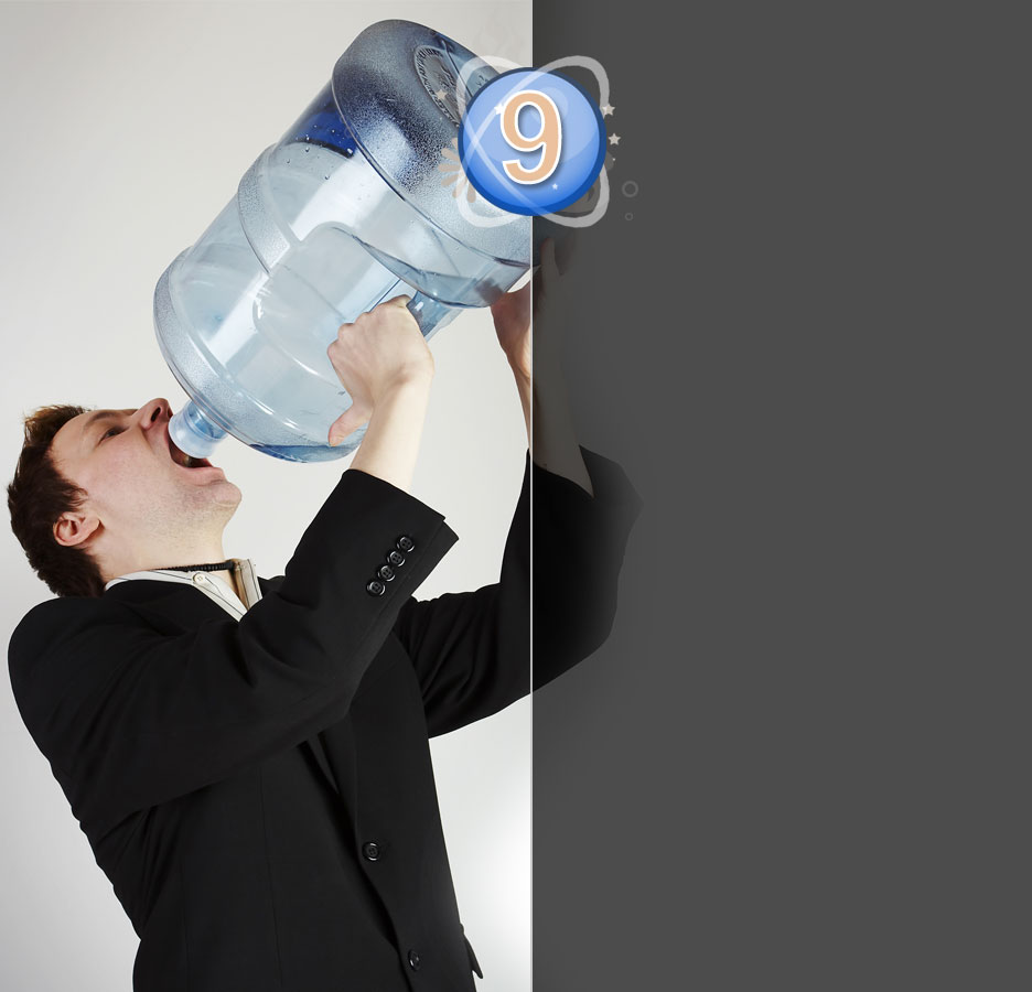 Beber muita água faz bem à saúde?