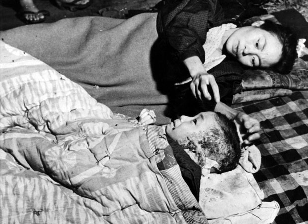 Vítimas da bomba de Hiroshima  - foto: Getty Images