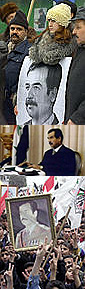 Saddam Hussein &eacute; odiado por v&aacute;rios l&iacute;deres mundiais, mas em seu p&aacute;is &eacute; idolatrado (AP)