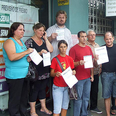 Bolão vencedor não foi registrado pela lotérica e ganhadores não receberam o prêmio - Foto: NH Online/Especial para Terra