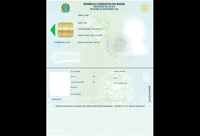 Crédito: Instituto Nacional de Identificação/Divulgação