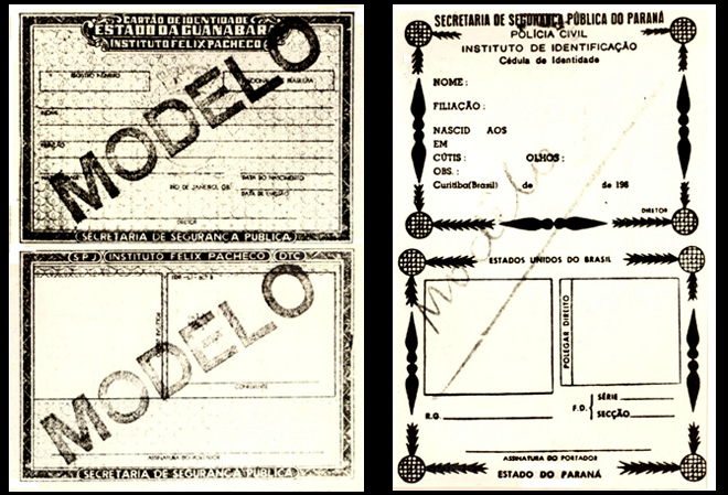 Crédito: Instituto Nacional de Identificação/Divulgação