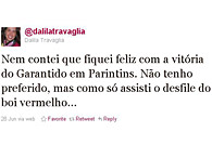 Foto: Print do Twitter garantido